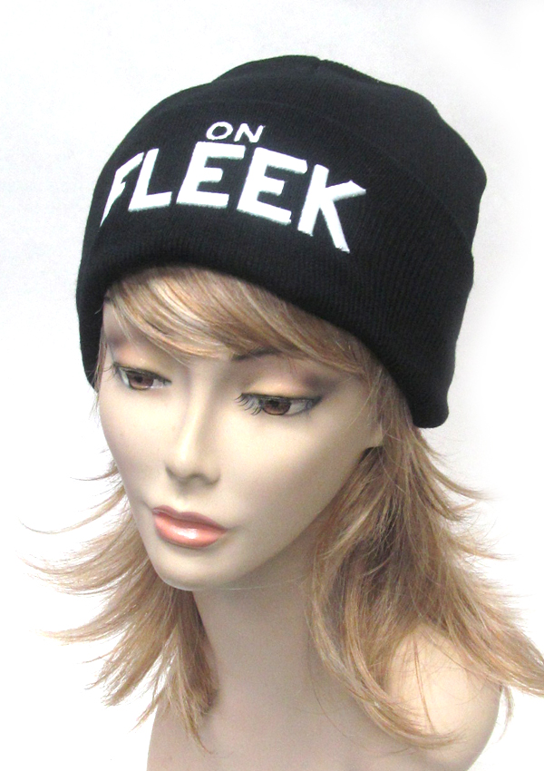 On fleek beanie