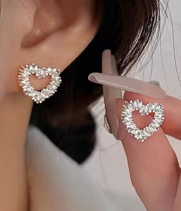 Heart earring