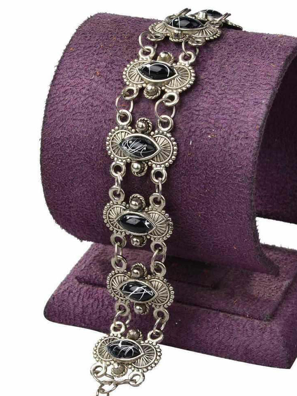 Vintage tibetan silver bracelet