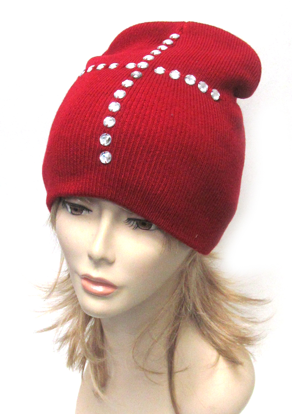 Cross beanie