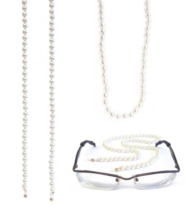Sunglasses pearl chain