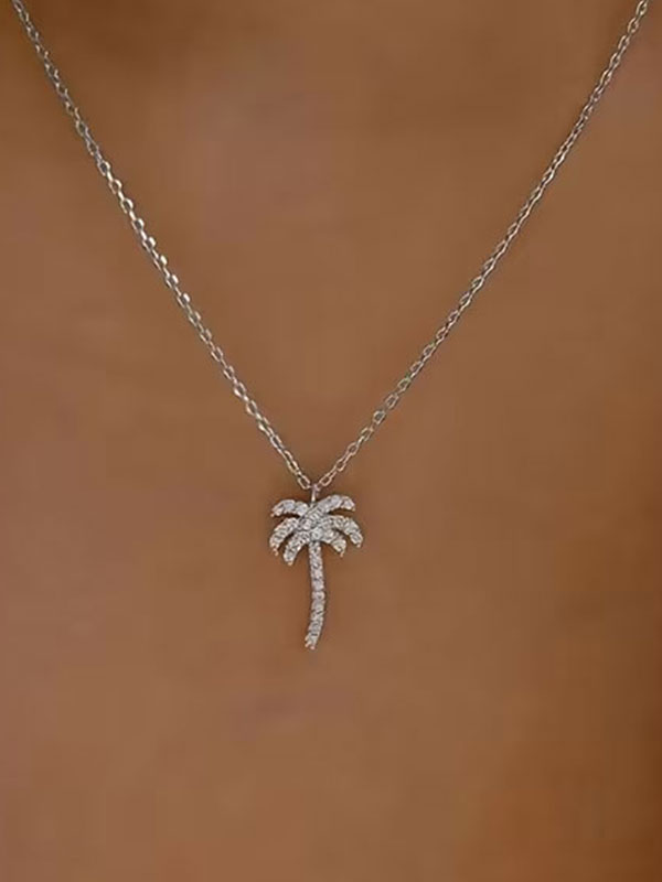 Palm tree necklace