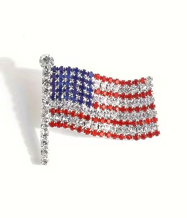 American flag brooch