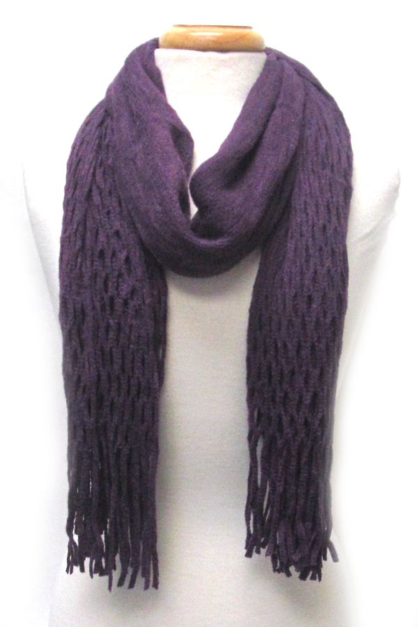 Mesh design infinity and regular scarf in one 