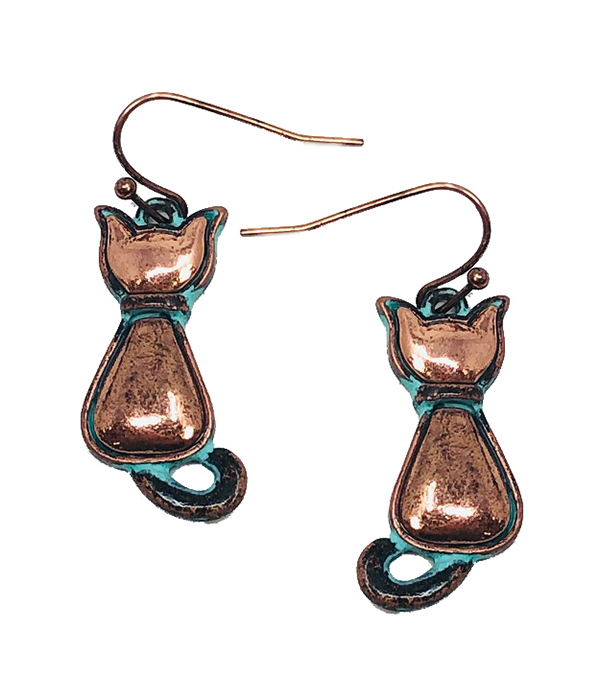Pet lovers theme cat earring