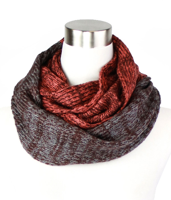 Soft knit infinity scarf