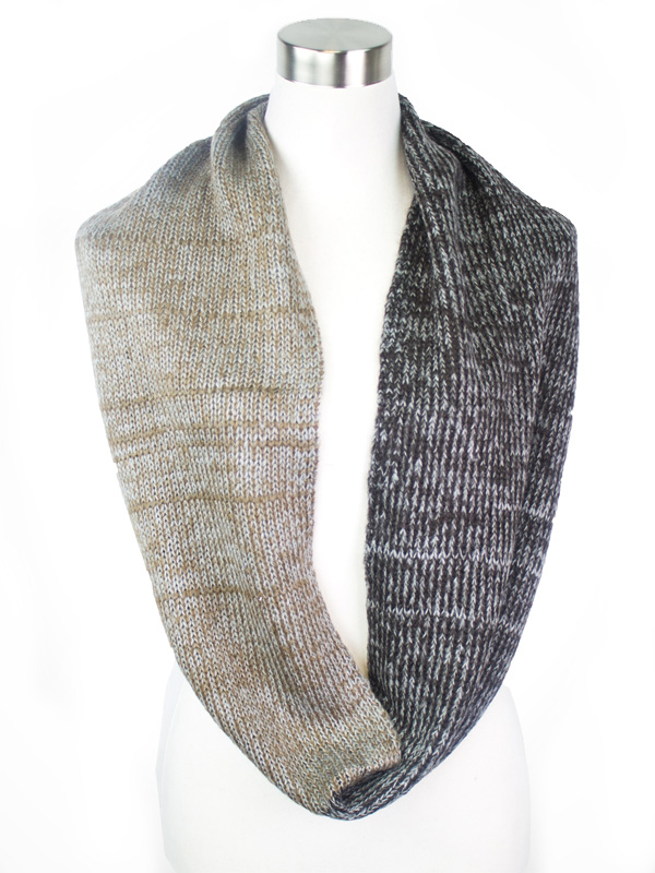 Soft knit infinity scarf