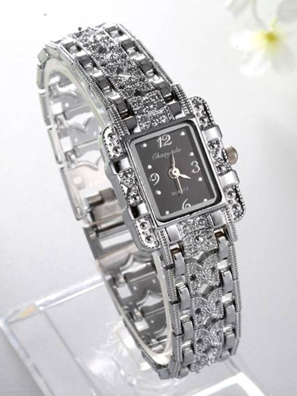 Square face dress watch