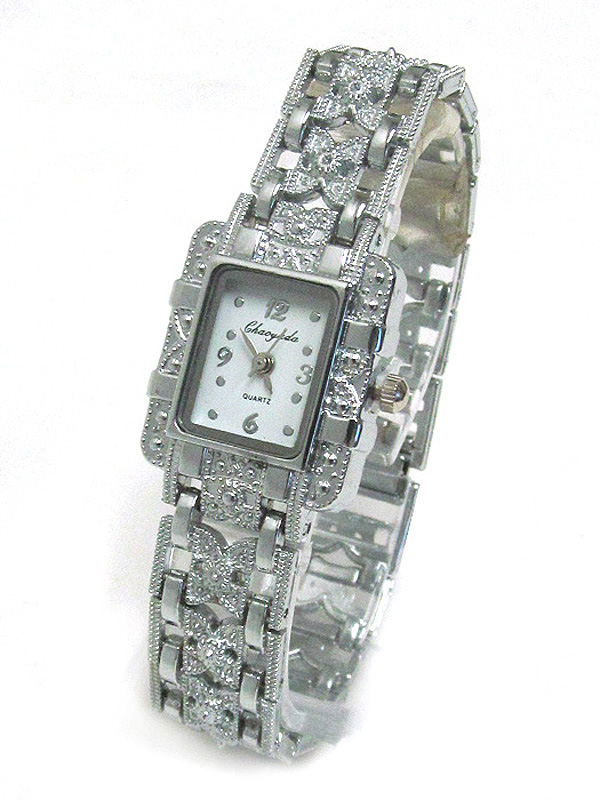 Square face dress watch