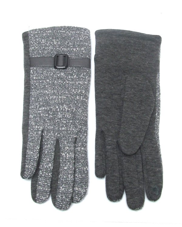 Elastic fashion touch screen gloves