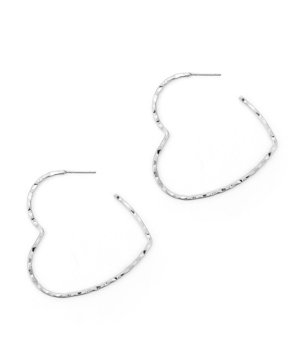 Wire heart earring -valentine