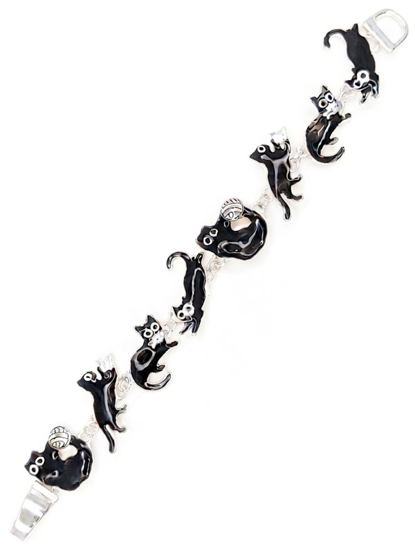 Epoxy cat link magnetic bracelet