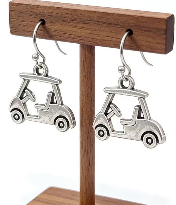Golf cart earring