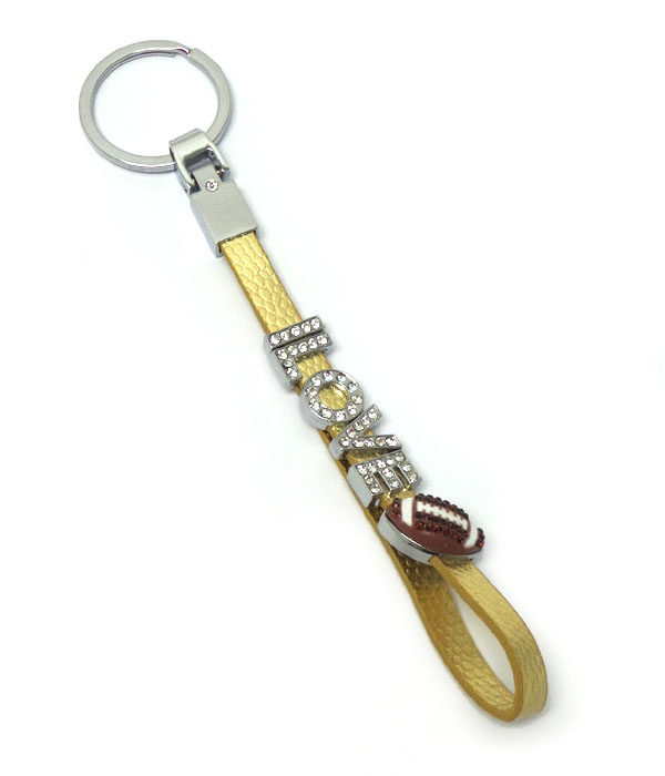 I love football key chain