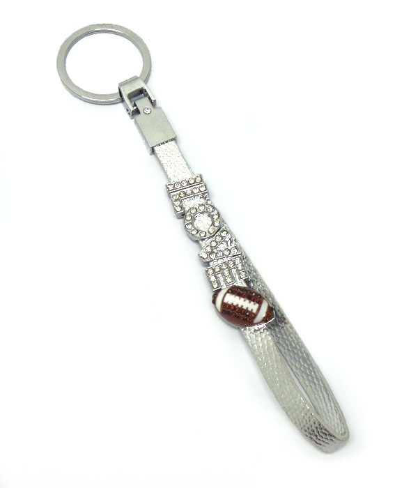I love football key chain