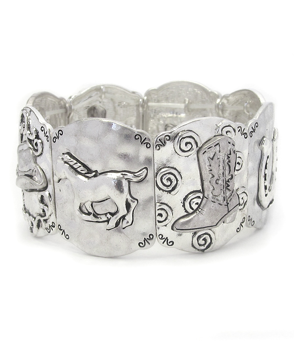 Horse theme stretch bracelet
