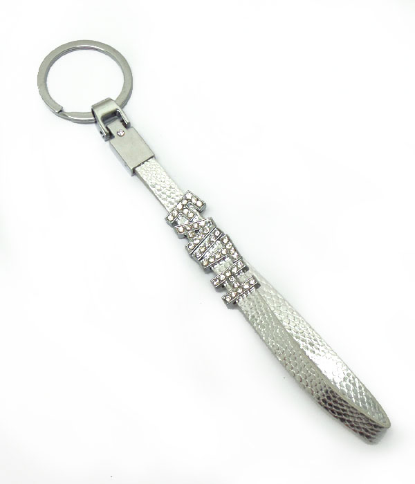 Crystal faith key chain