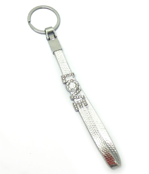 Crystal love key chain