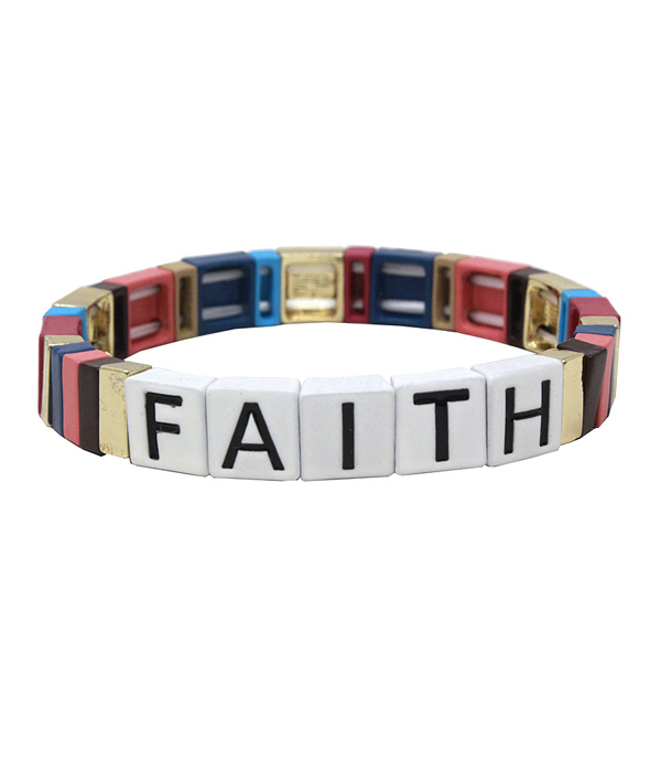 LEGO INSPIRATION STRETCH BRACELET - FAITH