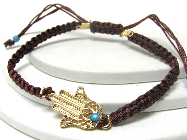 Hamsa friendship bracelet
