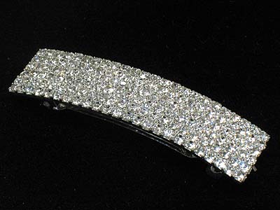 Rhinestone 6 line hair pin