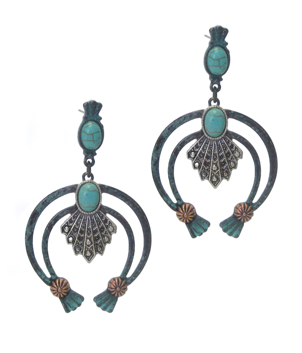 Squash blossom earring