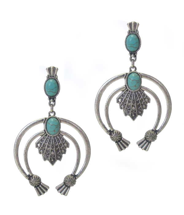 Squash blossom earring