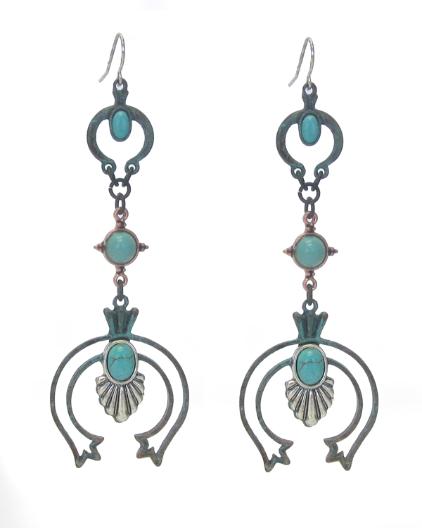 Squash blossom earring