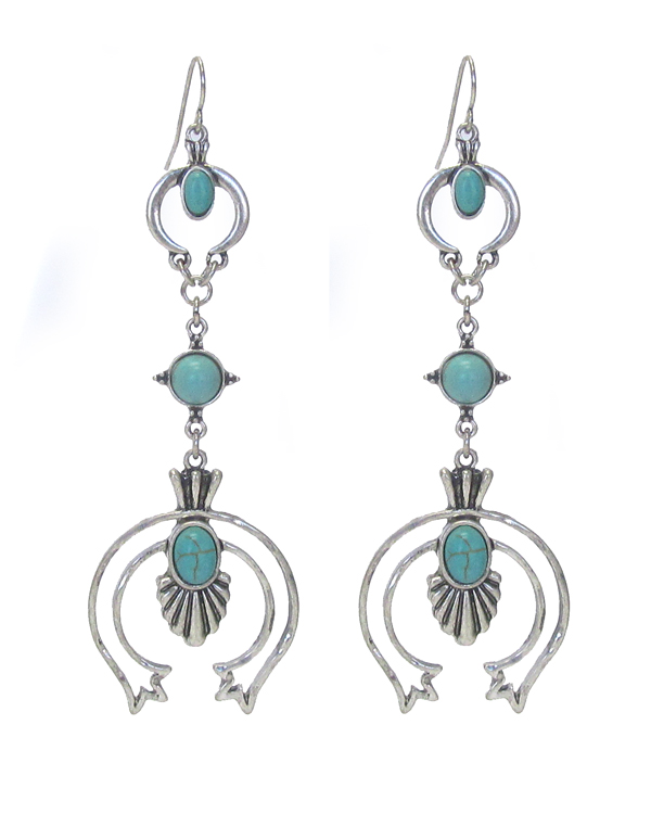 Squash blossom earring