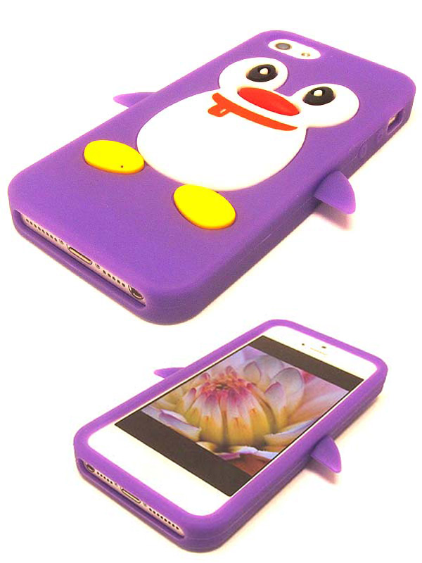 Penguin soft case for cell phone case - soft case for iphone 5