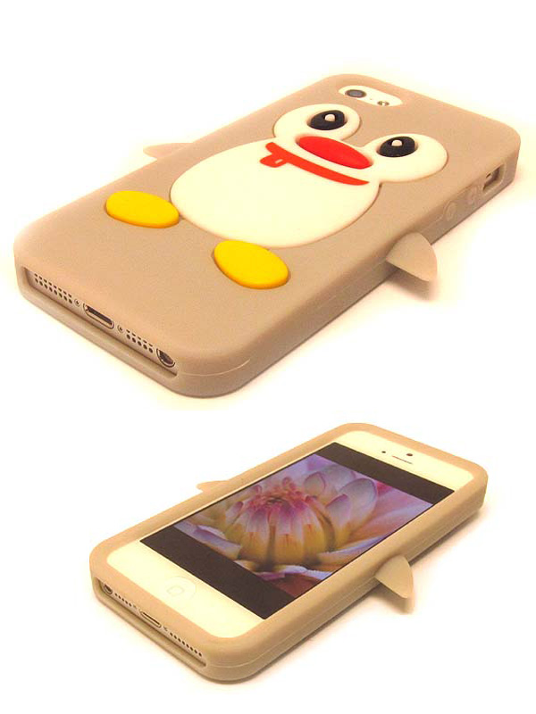 Penguin soft case for cell phone case - soft case for iphone 5