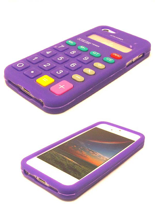 Calculator soft case for cell phone case - soft case for iphone 5