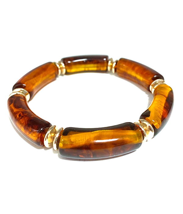 Acrylic stretch bracelet