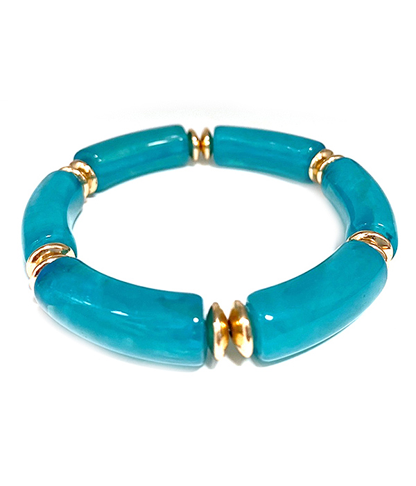 Acrylic stretch bracelet