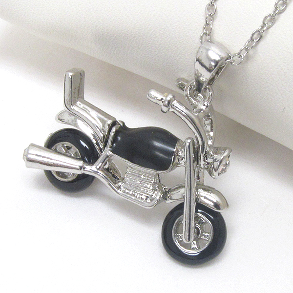 Premier electro plating bikers pendant necklace