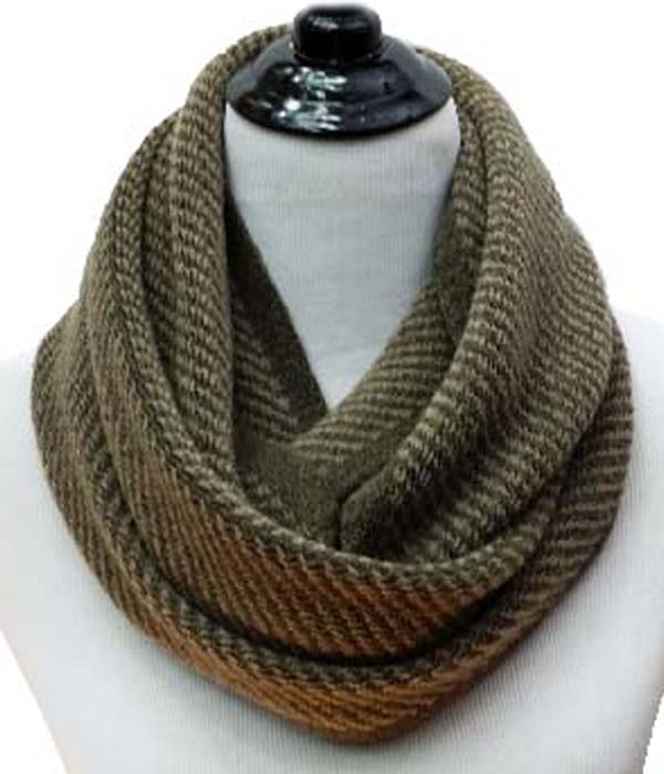 Acrylic infinity winter scarf