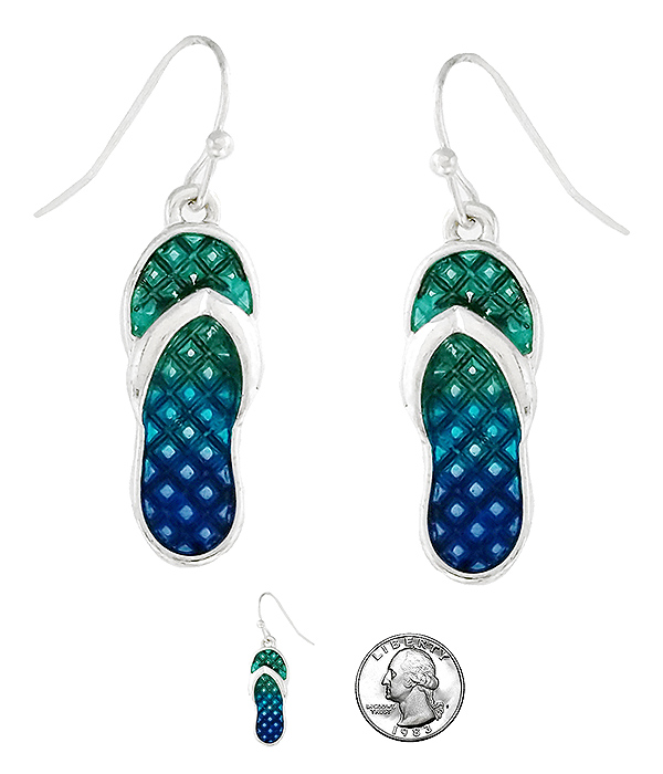 Sealife theme earring - flipflop