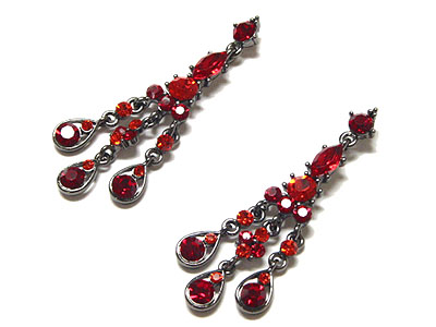 Austrian crystal chandelier earring