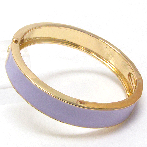 Epoxy cover deco hinge bangle bracelet