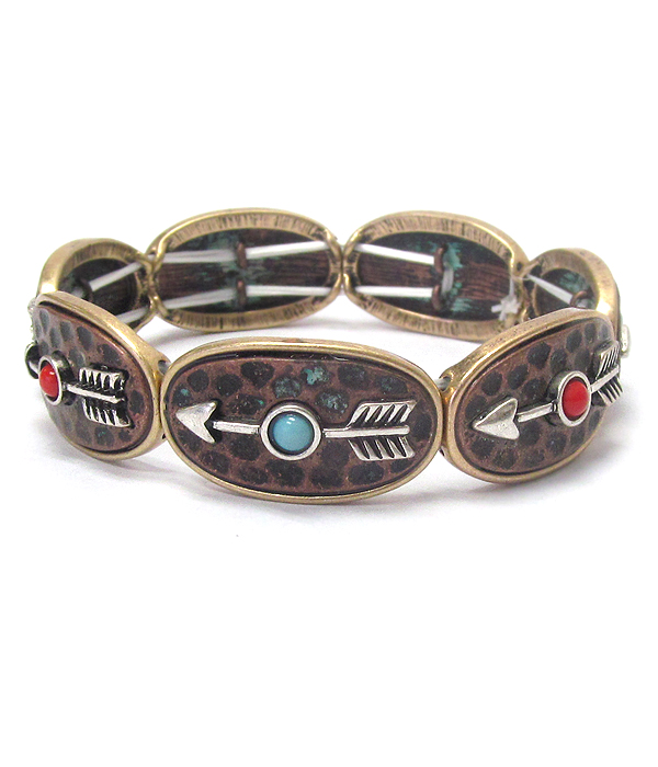 Arrow theme stretch bracelet