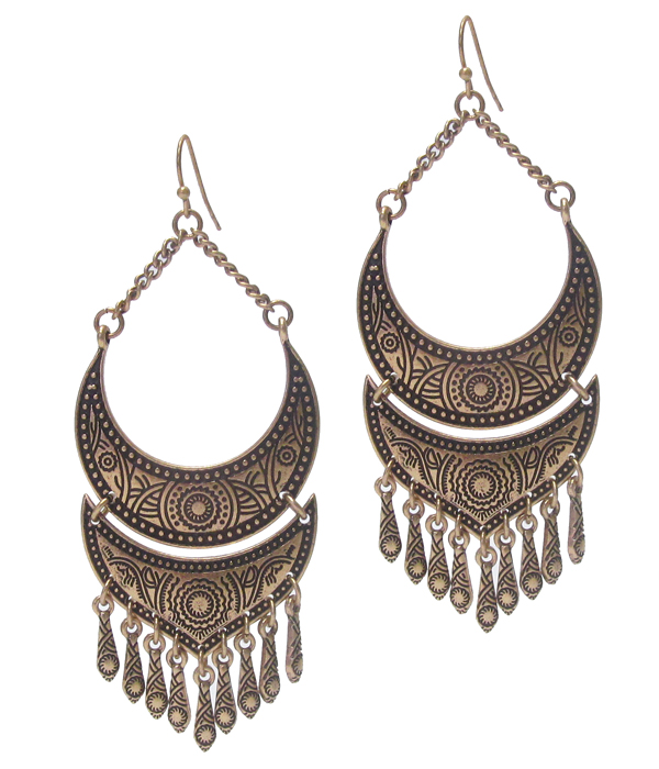 Bohemian style drop earring