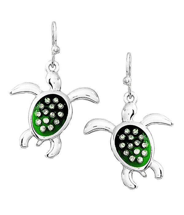 SEALIFE THEME EARRING - TURTLE