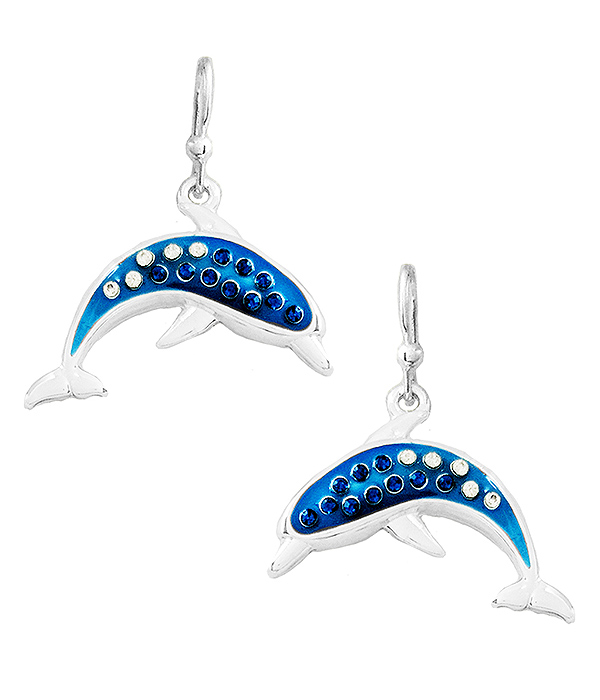 SEALIFE THEME EARRING - DOLPHIN