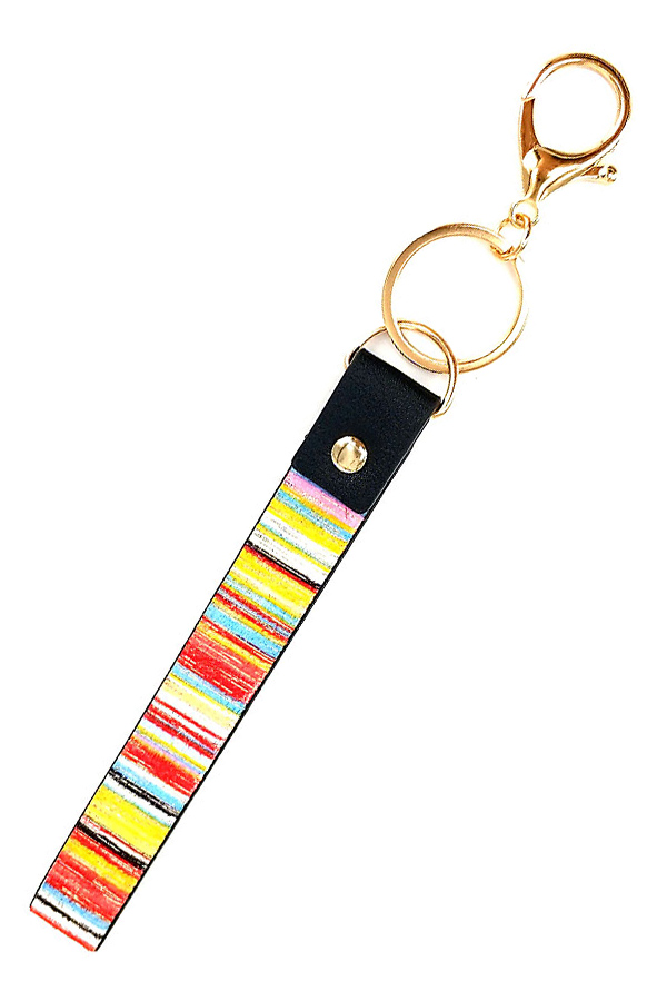 LEATHERETTE BAND KEY CHAIN WRISTLET