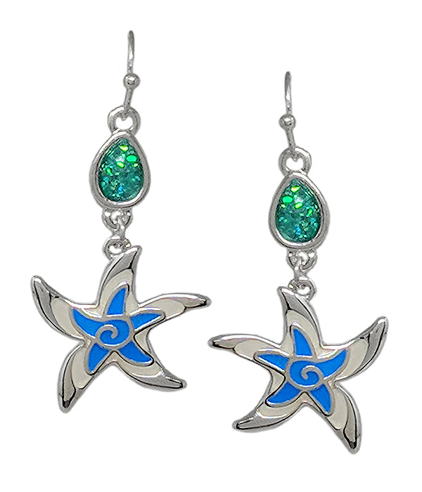 SEALIFE THEME OPLA EARRING - STARFISH