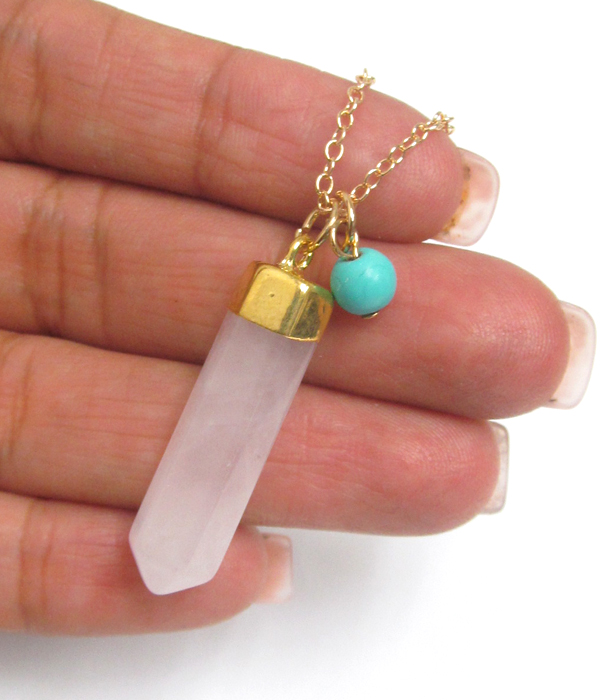 Semi precious stone necklace