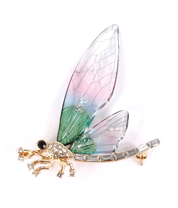 VINTAGE DRAGONFLY BROOCH