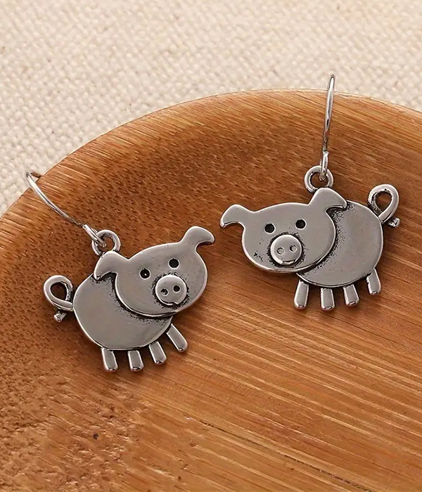 Pig earring