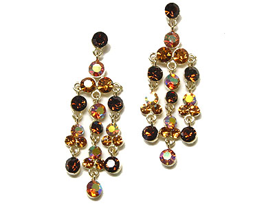 Austrian crystal chandelier earring