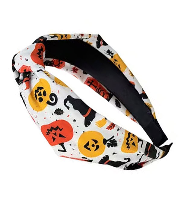 Halloween theme headband - pumpkin